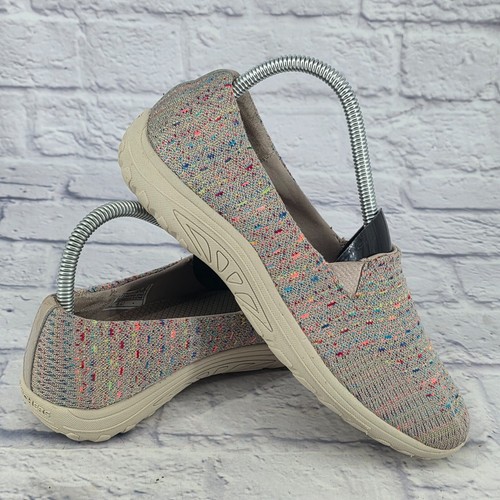 NIKE Scarpe comode Skechers Reggae Fest vimini tortora multi slip on donna taglia 7 5 49291