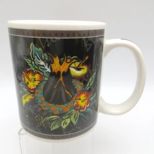 Taza Hilo Hattie 2002 Big Island Heritage Shop Volcano Hibiscus taza de cerámica 8 oz - Imagen 1 de 7