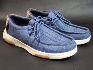 Scarpe slip on da donna Ortho Comfoot taglia US 9,5 ZBGX09G tela blu - Foto 1 di 13