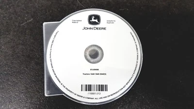 Werkstatthandbuch CD-Rom JOHN DEERE Traktor 1640 1840 2040(S) - Bild 1 von 4