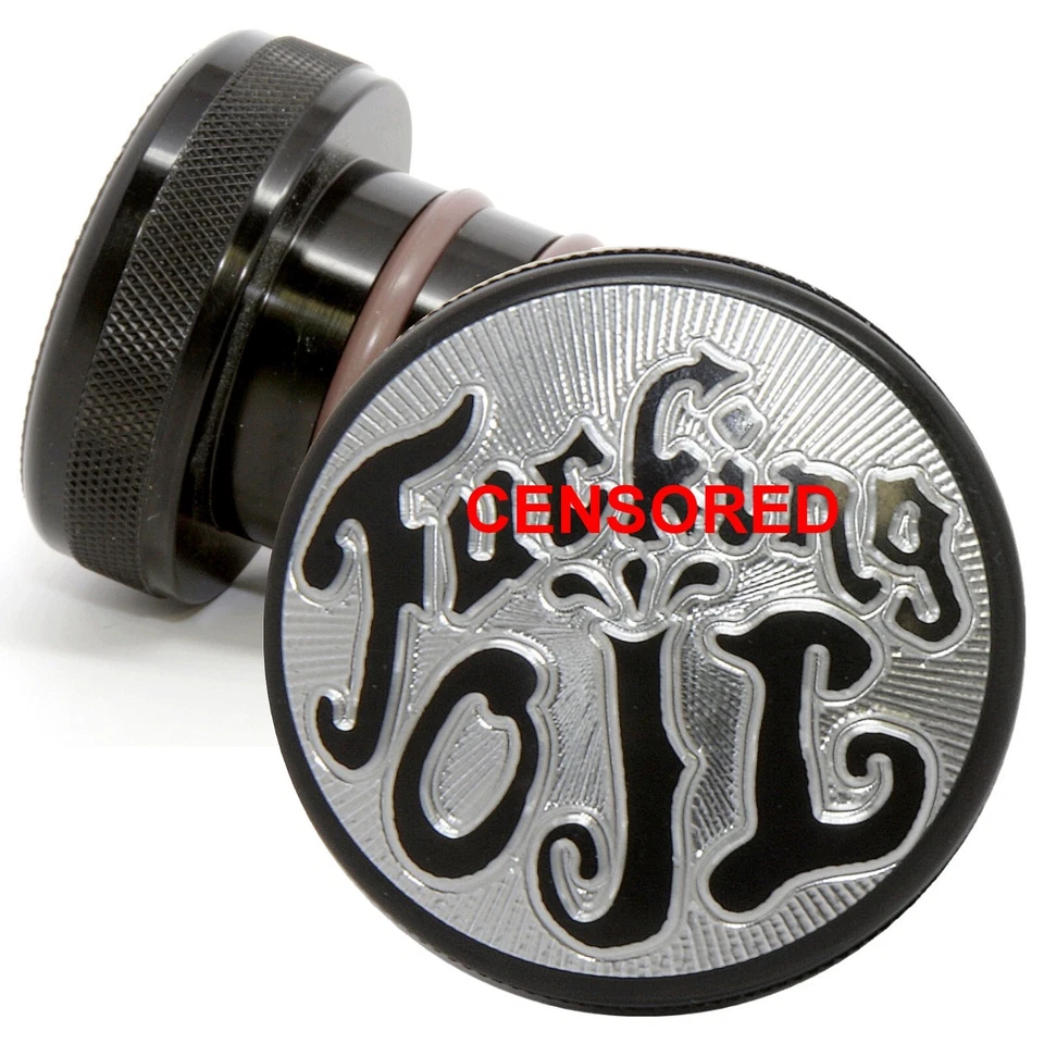 Tapa de aceite Harley Davidson para modelos Harley Touring 2000-07 - Billet anodizado negro Foto 1 de 1