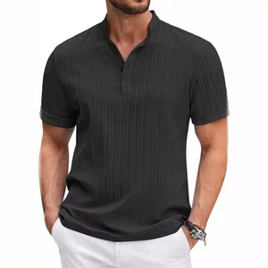 2025 New Men's Retro Cotton and Hemp Striped Casual Loose Shirt - Picture 1 of 28