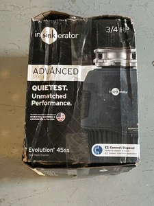 InSinkErator Evolution 45ss Advanced Series Garbage Disposal NEW IN BOX - Picture 1 of 2
