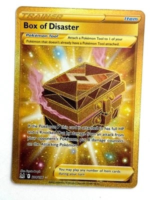 Pokémon TCG Box of Disaster (Secret) 214/196 Swsh11: Lost Origin Hyper Rare - Image 1 of 2