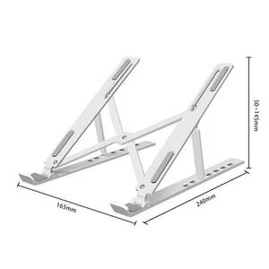 Support pour ordinateur portable pliable réglable à 8 vitesses base de support pour ordinateur portable * - Photo 1/15