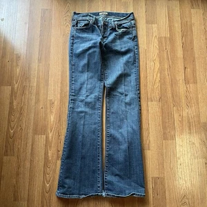 Vintage 90s flared y2k glam low rise jeans | size 28 - Picture 1 of 9