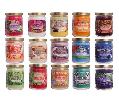 Smoke Odor Exterminator Candle Glass Jar 13oz ( ASSORTED JARS ) - Image 1 of 4