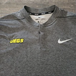 Nike Jegs Racing Aeroready Polo Shirt Blade Collar Mens 2XL Performance Auto - Picture 1 of 9