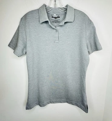 Camisa Polo Tru-Spec Serie 24-7 Manga Corta Gris Jaspeado Mediana 4338003 Algodón Foto 1 de 4