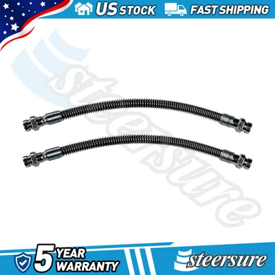 Sunsong 2PCS Front Brake Hose Brake Line Fits 1980 1981 1982 Dodge D50 - Imagem 1 de 3
