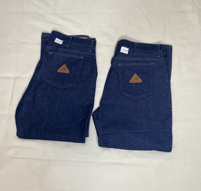 2 Pair New Bulwark FR Jeans 40x28 Denim Flame Resistant Protective Apparel READ - Image 1 of 4