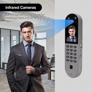 Biometric Time Clock Face && Fingerprint Recognition Attendance System PKPY - Picture 1 of 21