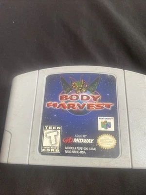 Body Harvest (Nintendo 64, N64) Probado y Auténtico - Solo Juego Foto 1 de 3