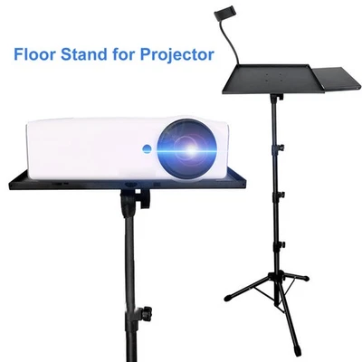 Projector Tripod Stand Universal Laptop Stand With Tray Adjustable HeightB - Image 1 of 4