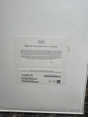 Brand new unopened iPad six generation Wi-Fi plus cellular 32 GB - Image 1 of 3