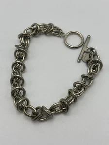 Tiffany & Co Armband Sterlingsilber 925 Donut Link Knebel 7" - Bild 1 von 5