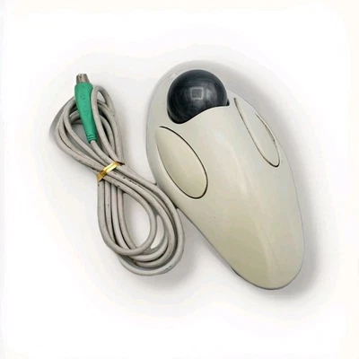 Logitech Marble Mouse PS/2 T-CM14 (804292-0000) Trackball Computer Mouse Tested - Image 1 of 4