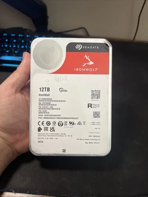 Seagate 12TB IronWolf  NAS Internal Hard Drive HDD  (ST12000VN0008) - Image 1 of 4