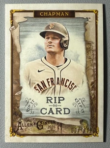 2025 Topps Allen & Ginter RIP-94 Matt Chapman Rip Card 4/199 UNRIPPED - Picture 1 of 2