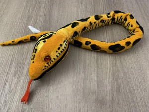 RINCO PLÜSCHSCHLANGE Stofftier 36 Zoll orange & braun 2012 SAUBER - Bild 1 von 12