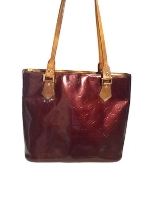 Bolso de Hombro Louis Vuitton Monograma Amarante Vernis Cuero Houston 15 Foto 1 de 4