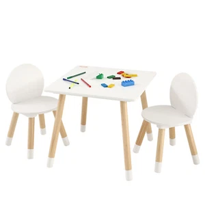 VEVOR Mobili per Bambini 1 Tavolo 2 Sedie Set Tavolino Sedie per Cameretta Bimbi - Bild 1 von 12