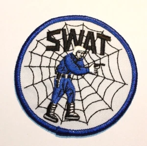UNITED STATES ARMY, USA SWAT, IRON ON PATCH, AUFBÜGLER, WEISS-BLAU - Bild 1 von 1