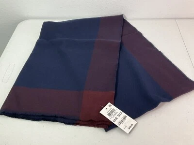 ALFANI Blue & Burgundy Scarf. 71” x 22”. Orig. $40. NEW. - Изображение 1 из 4