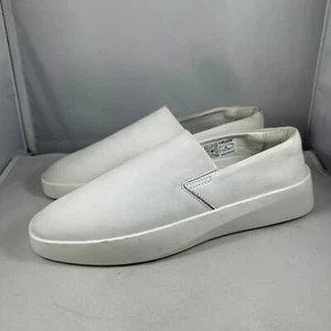 Wolf & Shepherd Unisex Size 40 Cruise Slip-On Sneaker White Leather Comfort - Picture 1 of 9