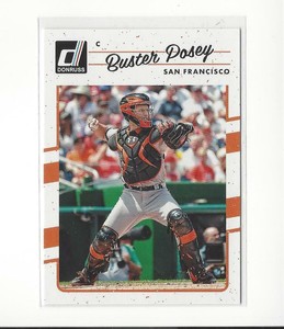 2017 Donruss Magenta Back #141 Buster Posey Giants