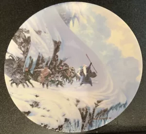 Wedgwood 8" Plate The Anger Of The Mountain Lord of the Rings By Ted Nasmith - Picture 1 of 5