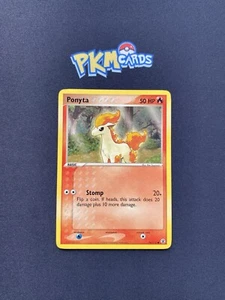 Juego de Cartas Coleccionables Pokémon Ponyta EX Fuego Hoja Roja Verde 76/112 LP Regular. - Imagen 1 de 3