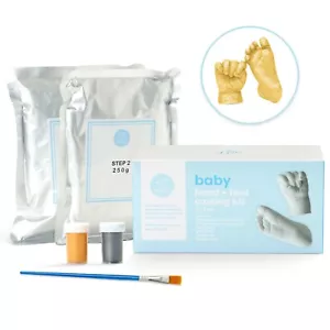 Baby 3D Hand Foot Casting Kit Keepsake Plaster Alginate Mould Christmas Gifts - Picture 1 of 9