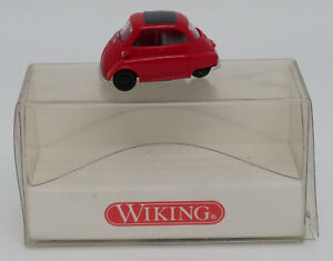 Micro WIKING Ho 1/87 BMW Isetta 3 Wheels Red #8080222 IN Box