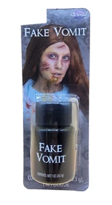 Tarro de maquillaje de vómito falso de 1 oz, horror Halloween, rostro cuerpo piel amigable, TOTALMENTE NUEVO - Imagen 1 de 9