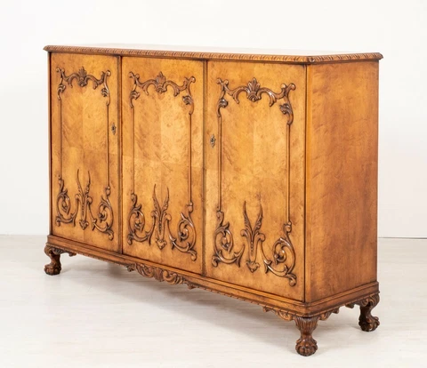 Birds Eye Maple Cabinet Sideboard Cover