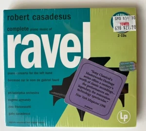 Ravel Complete Piano Music Casadesus Ormandy 1998 Masterworks 2Cds Sealed New - Picture 1 of 2
