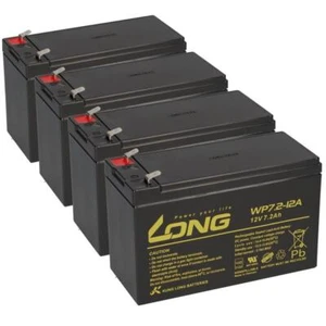 4x Kung Long VDS WP7,2-12A F2, 12V, 7,2 Ah Blei AGM Akku 6,3mm Faston USV - Bild 1 von 8
