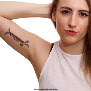 5 x Jesus Christus Kreuz Tattoo - schwarzes Kreuz Tattoo (5) - Bild 1 von 5