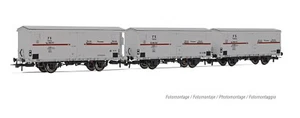 FS, 3tlg. Kühlwagenset Hgb, roter Streifen, Ep. III Rivarossi HR6605 1/87 - Bild 1 von 1
