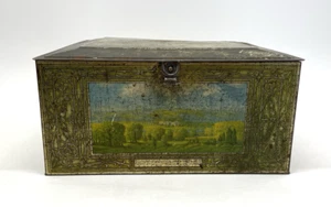 Antique Beech-Nut Large Biscuit Tin Mohawk Valley, New York - Picture 1 of 16