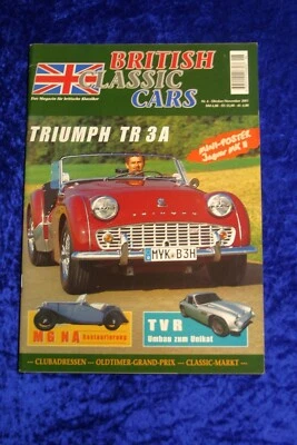 Auto Classiche Britanniche 6/01 Triumph TR 3A TVR 2500 M MG NA MG A V8 - Immagine 1 di 2
