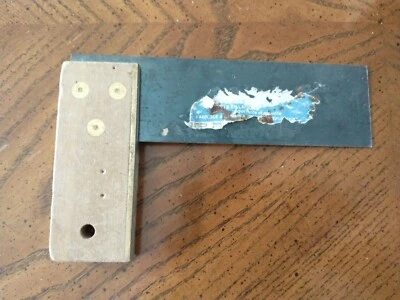  Vintage Marples Try square / set square no m2200 6 ins . Remnants of label - Image 1 of 2