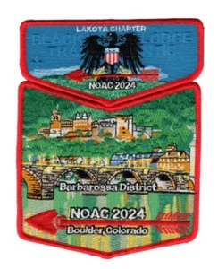 OA BLACK EAGLE 266 BSA TRANSATLANTIC 2024 NOAC 2-PATCH LAKOTA CHAPTER 200 MADE! - Bild 1 von 2