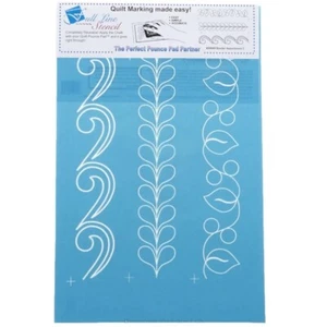Quilting Full Line Stencil Border Assort Reuse for Quilts use Pounce A3 30669 - Foto 1 di 2