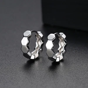 Pendientes de circón de cobre moda simple para mujer chapados en oro joyería regalo 2 colores - Imagen 1 de 8