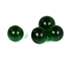 Brasilianischer grüner Amethyst 64 Kt. + polierter Edelstein Kugel Posten 4 Stck. runde Form - Bild 1 von 8