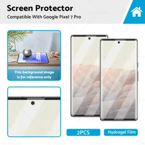 2 PCS Screen Protector Clear Film Suitable For Google Pixel 7 Pro - Picture 1 of 18