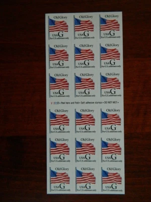 US SC# 2886a 1994 (32ct) RATE 'G' OLD GLORY P#22222 - Image 1 of 2