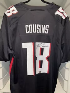 Kirk Cousins Atlanta Falcons Signed Auto Jersey- ON FIELD APPAREL. Fanatics Cert - Picture 1 of 4